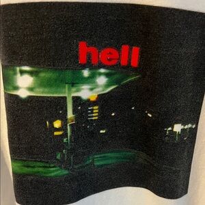 SUPREME HELL TEE FW23 WHITE SIZE LARGE